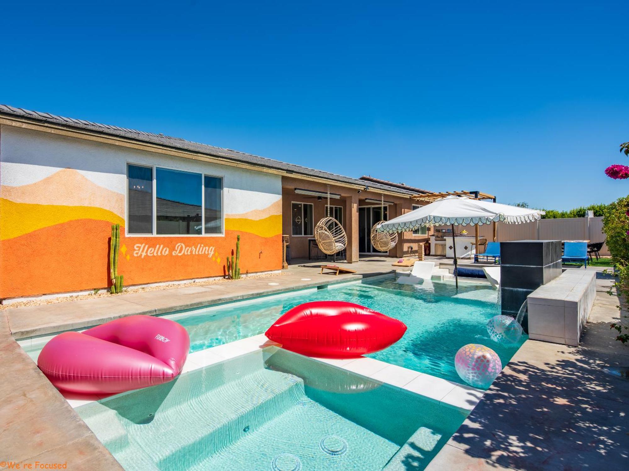 Villa 5Br3B Pool, 2Mi To Fstvals, Ev Chrgr, Gym, Games Indio Exterior foto