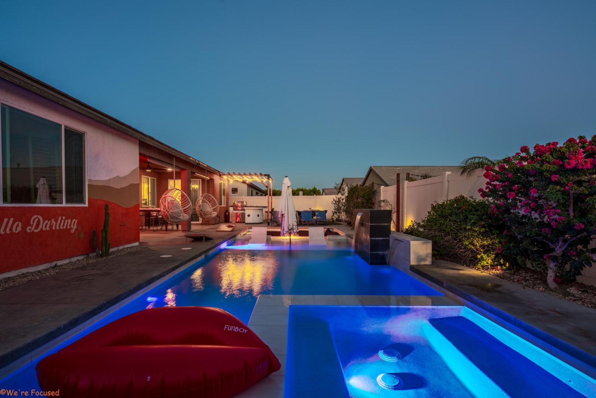 Villa 5Br3B Pool, 2Mi To Fstvals, Ev Chrgr, Gym, Games Indio Exterior foto